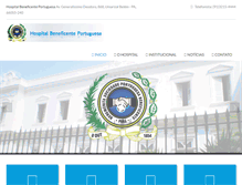 Tablet Screenshot of beneficenteportuguesa.com.br